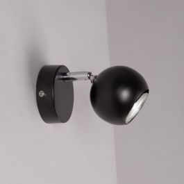 Aplique de Pared Aluminio Orientable Foco Luz de Acento Interior LED GU10 Limassol SKD-W1002