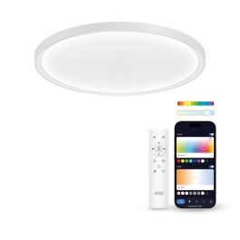 Plafón LED KSIX SmartLED KSIX Halo 2 Blanco Plástico 25 W (3000k - 6500k) (6500 K) Precio: 57.8622. SKU: B1GKDF2GY4