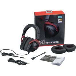 ASUS ROG Delta S Core Auriculares Gaming Alámbrico Virtual 7.1 Negro Conector 3.5mm