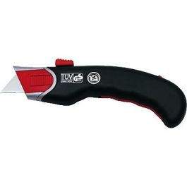 WEDO Cúter de Seguridad Modelo Premium con 5 Cuchillas de Recambio - Metal y Caucho, Colores Negro, Rojo, Plata Precio: 34.50000037. SKU: B1GZJ2KE2H
