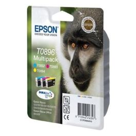 Epson T0895 Cartucho de Tinta DURABrite Ultra "Monkey" Multipack 4 Colores: Negro, Cian, Magenta, Amarillo Epson T0895 Cartucho de Tinta DURABrite Ultra "Monkey" Multipack 4 Colores: Negro, Cian, Magenta, Amarillo