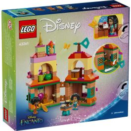LEGO 43261 Mini Casa de Encanto Disney Madrigal Micromundo Construible con 3 Personajes, Tobogán y Cierre Portátil para Niños +5 años