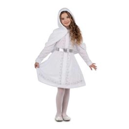 Disfraz monada blanca navidad vestido con enaguas y cubrehombros con capucha talla 3-4 y Precio: 25.5899996. SKU: B14PLF9VL4