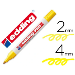 Edding Marcador Permanente 750 Tinta Opaca Amarillo (Set de 10) (Set de 10) Precio: 31.58999998. SKU: B15L454DYX