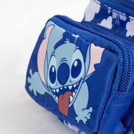 Cerdá Riñonera Stitch Azul para Niños 25.0 x 11.0 x 1.6 cm - Edad Mínima 6 Años