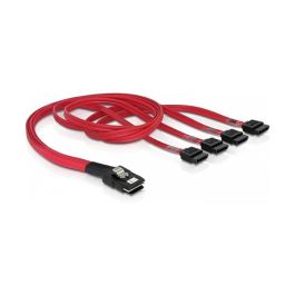 DeLOCK Cable mini SAS SFF-8087 a 4x SATA 7pin, 0.5m, Rojo - Referencia Delock Precio: 25.6278. SKU: B18PFMHQJT