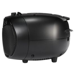 Medion MED4061275196481 Radio CD Portátil FM, 2x2.2W RMS, Color Negro