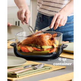 Ninja Freidora sin Aceite Portátil CRISPI NIN0622356307741 Recipientes 1,4 L y 3,8 L 1700 W Azul 4 Programas