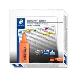 Rotulador Staedtler Textsurfer Classic 364 Fluorescente Naranja 10 unidades