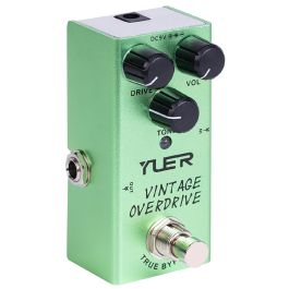 Yuer Vintage Overdrive Pedal de Efectos para Guitarra, Clon Tube Screamer, True Bypass, Carcasa de Aluminio Precio: 23.50000048. SKU: B169TY549V