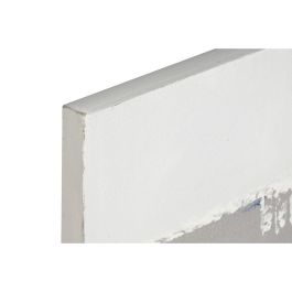 DKD Home Decor Cuadro Abstracto Marrón Gris Lienzo y MDF 150 x 50 cm (2 Unidades)
