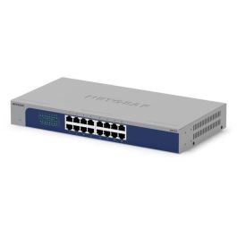 NETGEAR GS516-300EUS Switch No Administrado, 16 Puertos Gigabit Ethernet (10/100/1000), Montaje en Rack, QoS