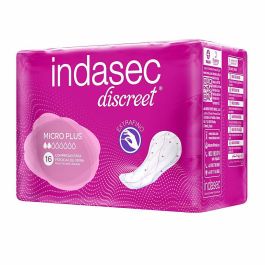 Indasec DERMOSEDA compresa incontinencia micro plus para pérdidas leves, 16 u Precio: 1.69. SKU: S0544686