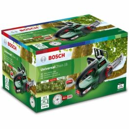 Bosch UniversalChain 18 Motosierra Inalámbrica 18V 2.5Ah con 1 Batería, Guía 200mm, Sistema de Parada Rápida