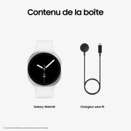 Samsung SAM8806097415732 Galaxy Watch8 Reloj Inteligente con Bluetooth 40 mm Plateado