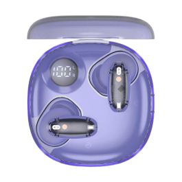 Mars Gaming MHIB2PP Auriculares In-ear Bluetooth 5.4 con Estuche de Carga LED, 24h de Autonomía y Sonido Envolvente, Morado