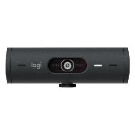 Logitech Brio 500 Webcam Full HD 1080p, Campo Visual Ajustable 90°/78°/65°, Enfoque Automático, Grafito