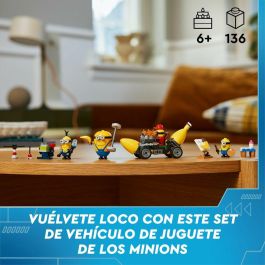 LEGO 75580 Minions Banana Car - Juguete de construcción con 136 piezas