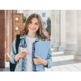 Liderpapel Carpeta Escaparate 10 Fundas Polipropileno DIN A4 Celeste Opaco