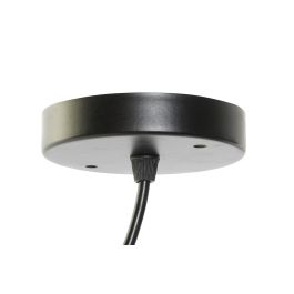 DKD Home Decor Lámpara de Techo Urban de Bambú Marrón, 60x60x26 cm, Casquillo E27, Potencia Máx. 50W, Cable 175 cm, 1 Luz