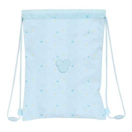Safta Saco Plano Junior Mickey Mouse para 3 años Azul Claro Material PU