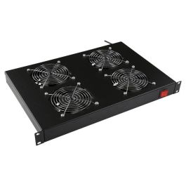 Lanview Módulo Ventilador para Rack 1U 19 Pulgadas, 4 Ventiladores con Termostato Analógico, Compatible con Armarios de Red Precio: 177.50000015. SKU: B1AXL9FJ3R