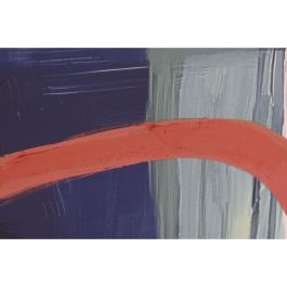 DKD Home Decor Cuadro Lienzo Abstracto Turquesa Blanco 120x90 cm (2 Unidades) Urban para Decoración del Hogar