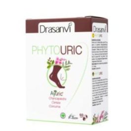 DRASANVI Phytouric 60 Cápsulas - Suplemento con Chancapiedra, Cereza y Cúrcuma Precio: 23.6900004. SKU: B1BN2GCG7A