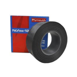 Nuñez-Plymouth Cinta Aislante Negra 19 mm x 10 m, de PVC, Resistente a la Intemperie para Electricidad Nuñez-Plymouth Cinta Aislante Negra 19 mm x 10 m, de PVC, Resistente a la Intemperie para Electricidad Precio: 1.49999949. SKU: B1GC832R8S