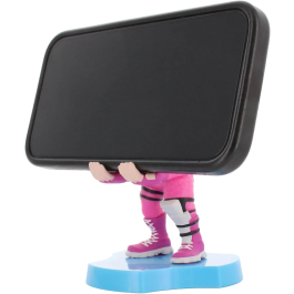 Exquisite Gaming Figura Fortnite Cuddle Team Leader, Cable Guys, Soporte para Auriculares y Smartphone, 11 cm
