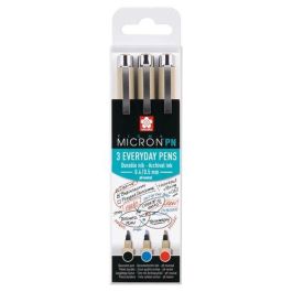 Rotulador Calibrado Sakura Pigma Micron 3 Colores (Azul, Negro Y Rojo) Estuche De 3 Precio: 7.79000057. SKU: B1FSCQZTZA
