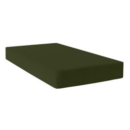 Sábana Bajera HappyFriday BASIC Verde oscuro 90 x 200 x 32 cm Sábana Bajera HappyFriday BASIC Verde oscuro 90 x 200 x 32 cm