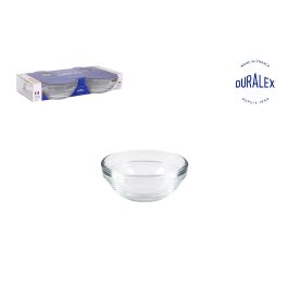 Duralex Set 4 Bols Apilables Transparentes 70cc Ø7.5x3cm (24 Cajas)