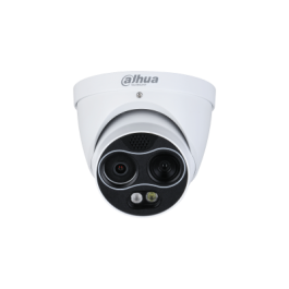 (Dhi-Tpc-Df1241-Tb3F4-Dw-S2) Dahua Cámara Ip Domo Lite Mini Híbrida Térmica Radiométrica + Visible, 256*192, 4Mp, 3.5+4Mm Poe