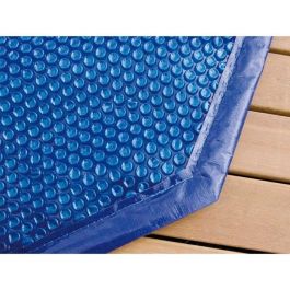 UBBINK Cubierta de burbujas forrada para piscina de madera Ø360 cm - Azul UBBINK Cubierta de burbujas forrada para piscina de madera Ø360 cm - Azul