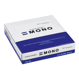 Tombow Goma de borrar PVC Mono Tamaño M para Lápiz, Borrado Excelente, Ideal para Dibujo Manga y Cómics, 19 g
