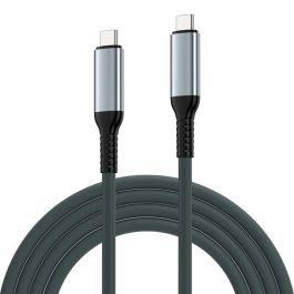EWENT EC1072 Cable USB 4 Gen 3 Tipo-C Macho a Tipo-C Macho, Forrado en Tela, 2m, Blanco/Negro Precio: 15.68999982. SKU: B1C3ACRMMZ