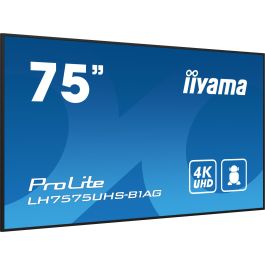 iiyama LH7575UHS-B1AG Pantalla Señalización Digital 75" (189.3cm) IPS 4K UHD 3840x2160 24/7 Wifi