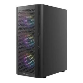 Antec AX20 Midi Tower Negro - Caja de PC Negra con Ventiladores Frontales de 120 mm