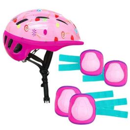 Casco mas protecciones rosa 2 a 10 años Precio: 21.78999944. SKU: B15CKWV3AR