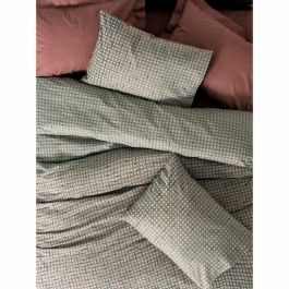 Juego de Cama 220x240 cm con 2 Fundas de Almohada 60x60 cm, 100% Algodón, Rojo