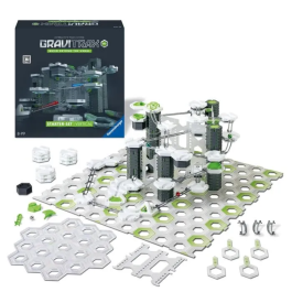 Ravensburger 22426 GraviTrax PRO Starter Set Vertical, 152 piezas - Circuito de mármol, 8 años