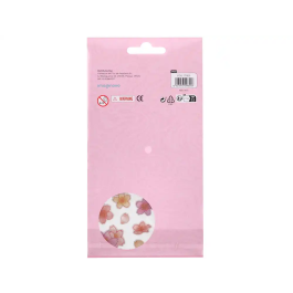 Imaginovo Pegatinas Flores Rosas Papel 190x104 mm Blister Scrapbook Adhesivos Decorativos