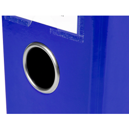 Liderpapel System Archivador de Palanca A4, Lomo 80mm, Compresor Metálico, Azul