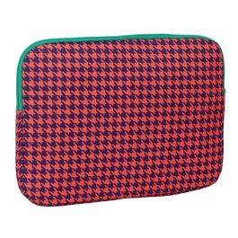Funda para Portátil Nait Nait Pata de gallo coral Coral 34 x 25 x 2 cm