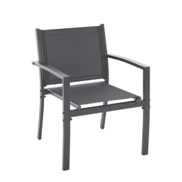 SALONCEBUGF Estructura de Acero para Jardín, 4 Personas, Gris