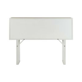 Consola DKD Home Decor Blanco Metal Abeto 120 x 35 x 90 cm