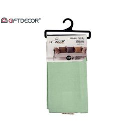 Funda Cojin Cremallera 60X60 Verde Giftdecor (24 Unidades) Funda Cojin Cremallera 60X60 Verde Giftdecor (24 Unidades)
