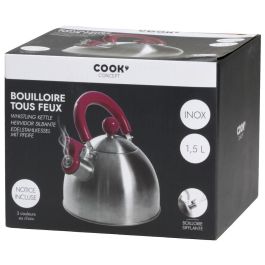 Cook Concept Tetera Hervidor 1.5 L Acero Inoxidable Apta Inducción