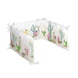 Protector de Cuna HappyFriday Moshi Moshi Cute llamas Multicolor 210 x 40 cm Precio: 32.49999984. SKU: B16SQZW2G9